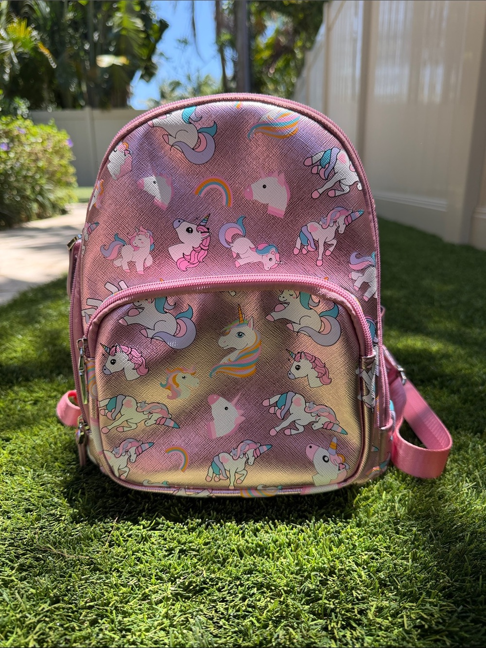 Girls' Pink Unicorn Mini Backpack - Kids Accessories